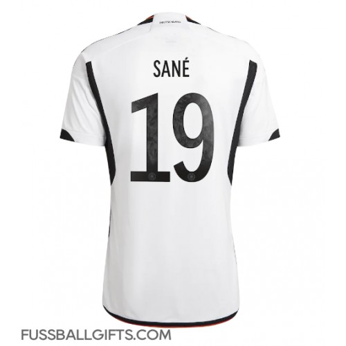 Deutschland Leroy Sane #19 Fußballbekleidung Heimtrikot WM 2022 Kurzarm